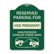 Signmission Reserved Parking for Vice President Unauthorized Vehicles Towed Away Alum, 24" x 18", G-1824-23071 A-DES-G-1824-23071 - alternate 1